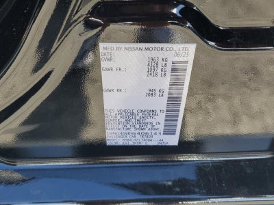 2025 Nissan Altima SV FWD