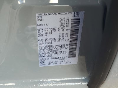 2026 Nissan Frontier Crew Cab 4x2 SV