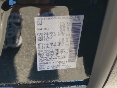 2026 Nissan Frontier Crew Cab 4x2 SV