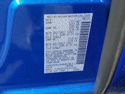 2026 Nissan Frontier Crew Cab 4x4 PRO-4X