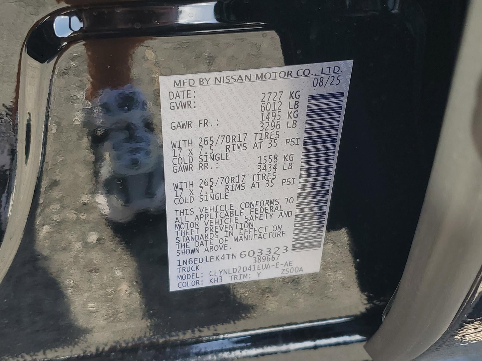 2026 Nissan Frontier Crew Cab 4x4 PRO-4X