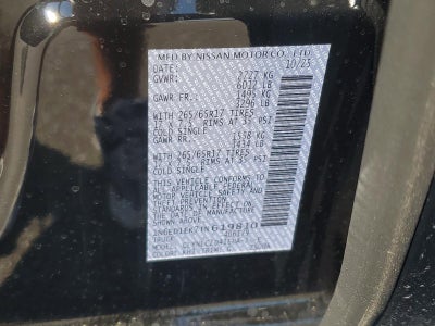 2026 Nissan Frontier Crew Cab 4x4 SV