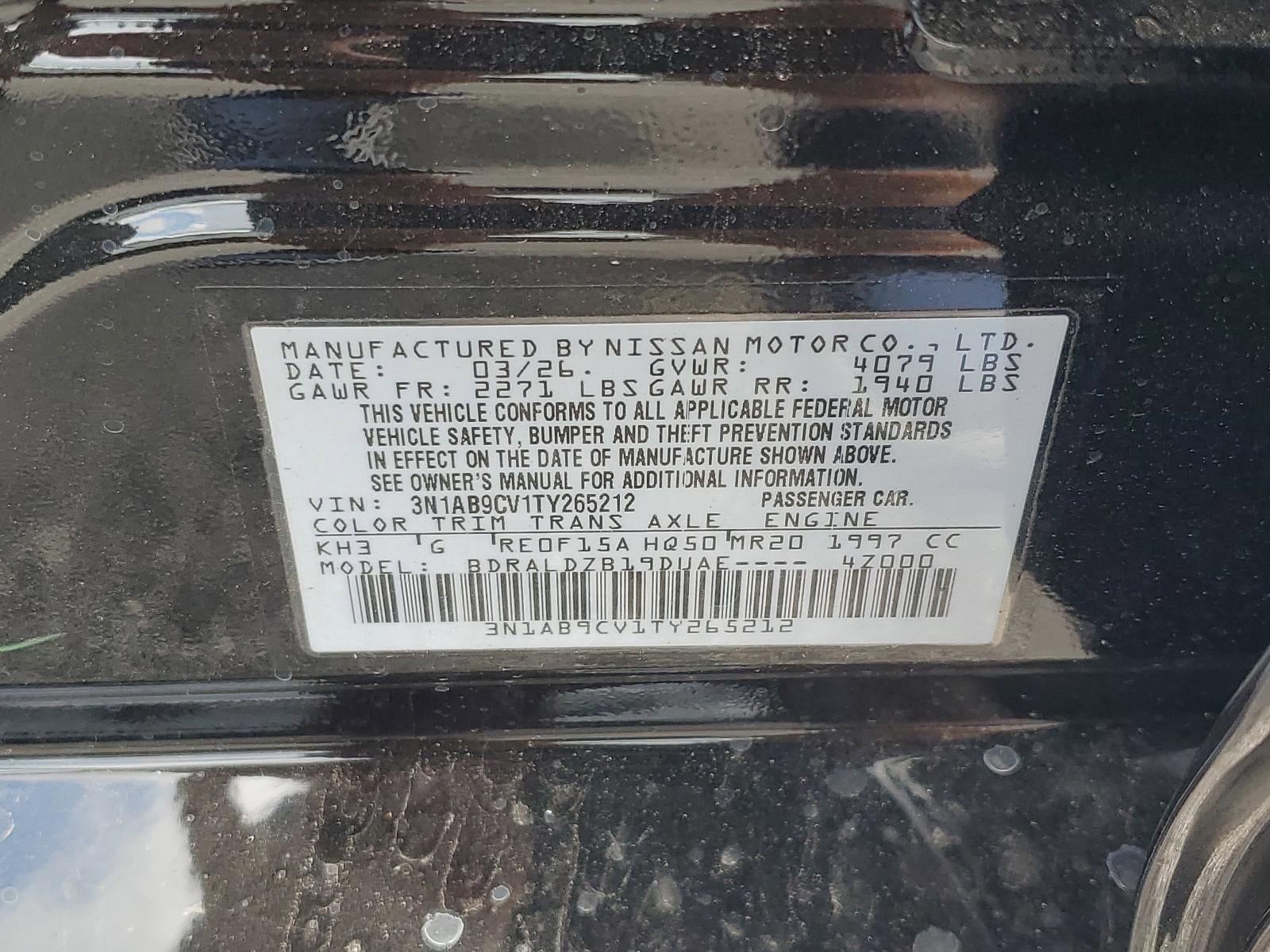 2026 Nissan Sentra SV Sedan