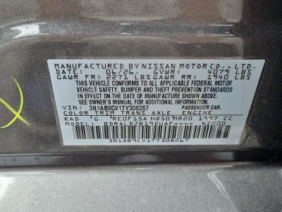 2026 Nissan Sentra SV Sedan