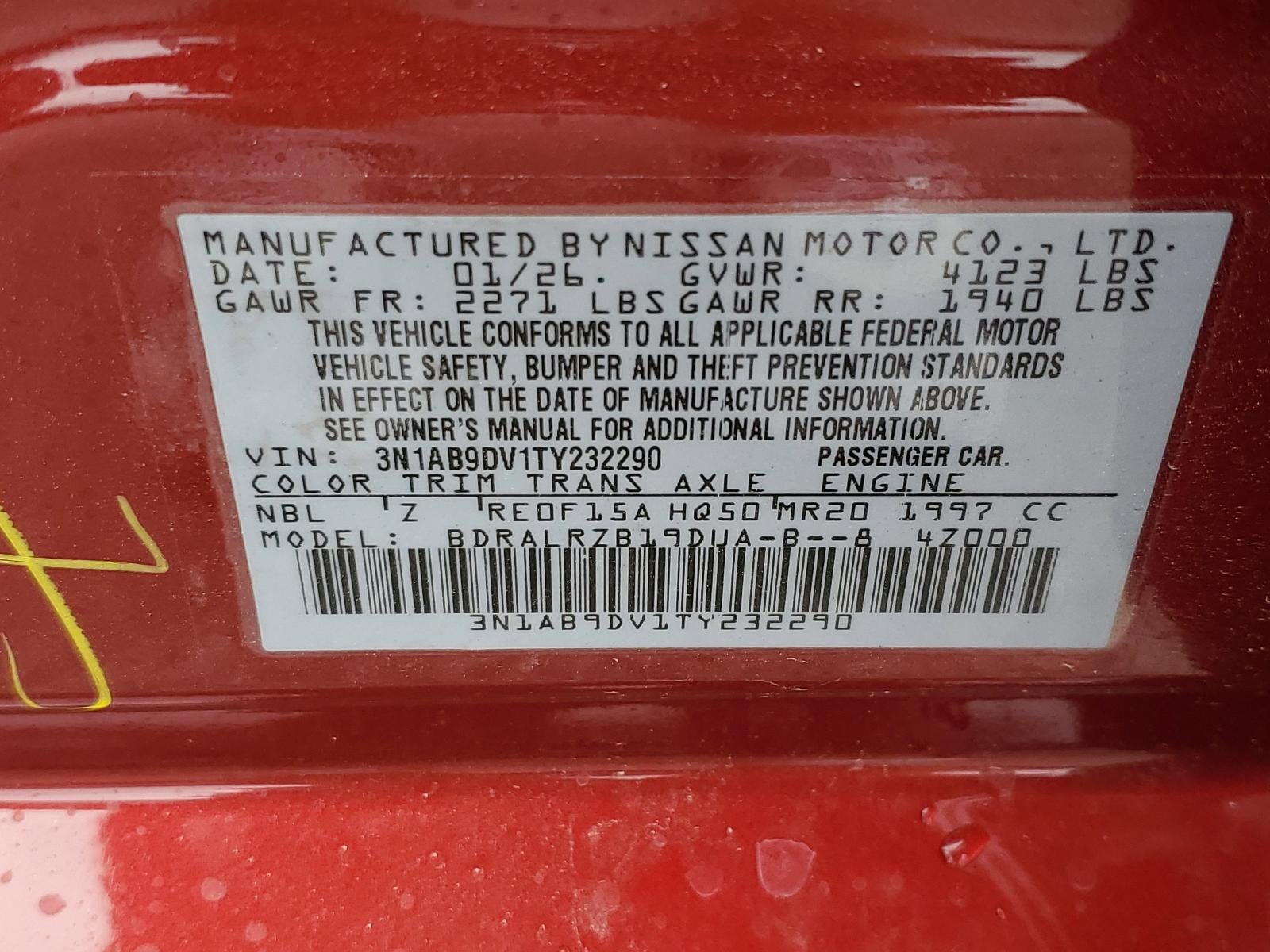 2026 Nissan Sentra SR Sedan