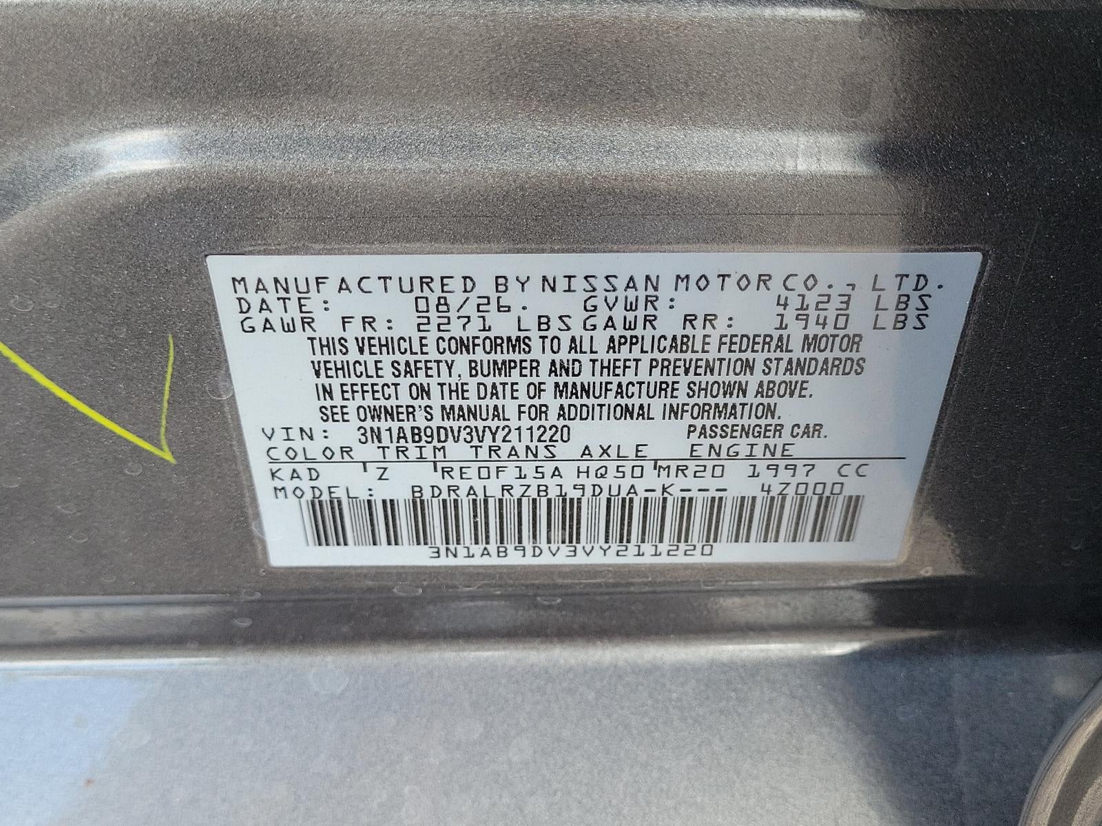 2027 Nissan Sentra SR Sedan
