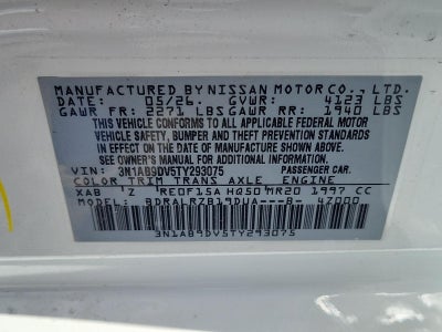2026 Nissan Sentra SR Sedan