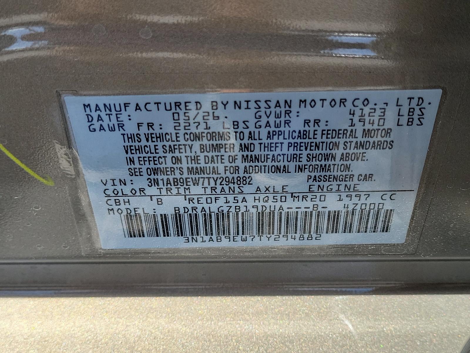 2026 Nissan Sentra SL Sedan