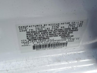 2025 Nissan Versa SR CVT