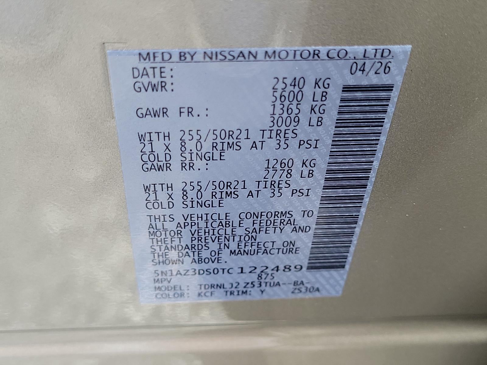 2026 Nissan Murano AWD Platinum