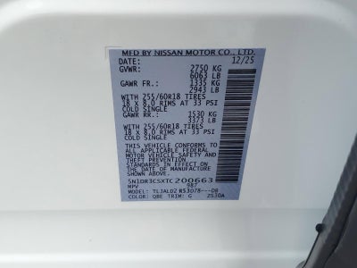 2026 Nissan Pathfinder SL 2WD