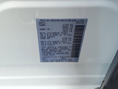 2026 Nissan Pathfinder SL 2WD