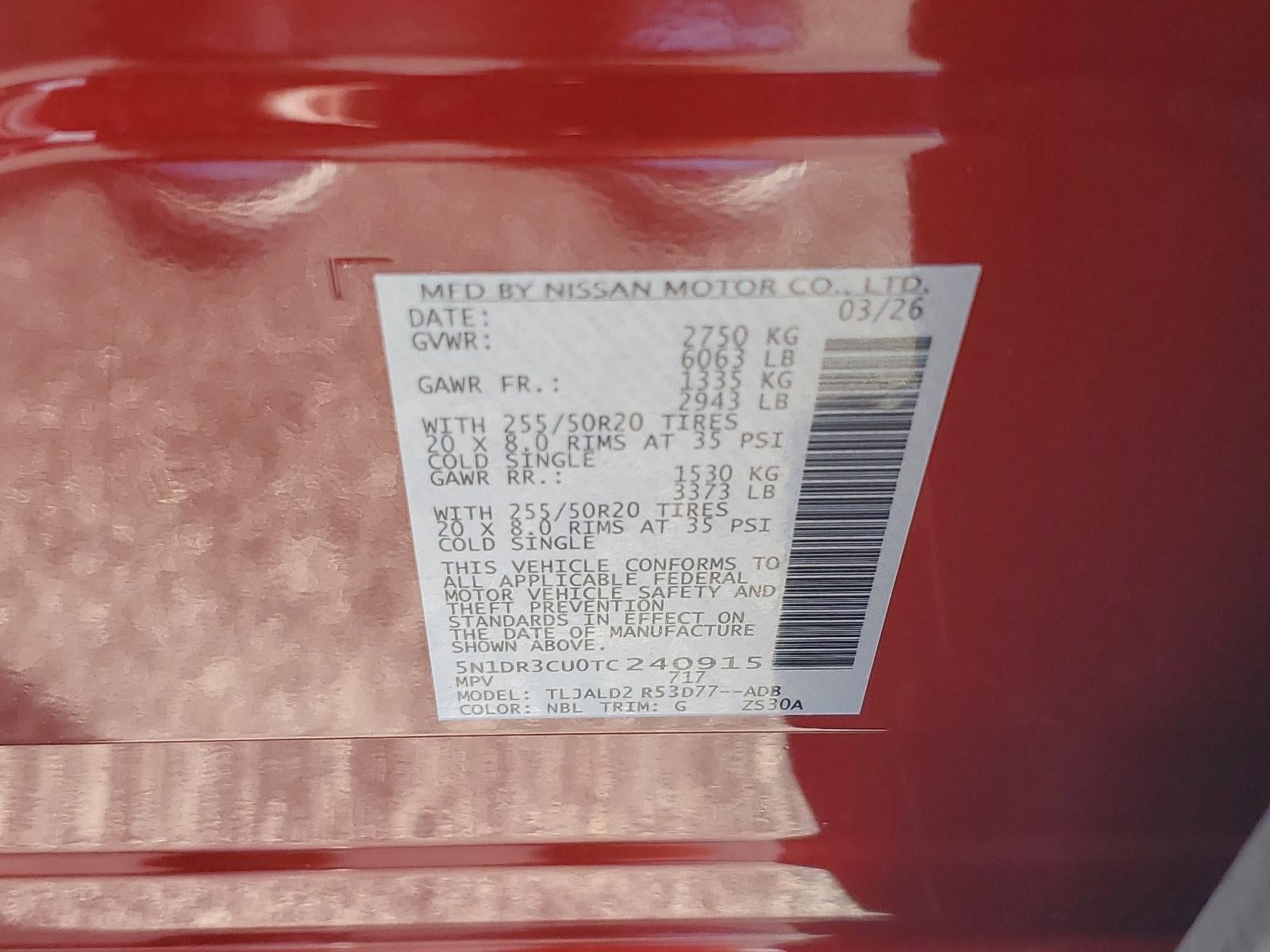 2026 Nissan Pathfinder SL 2WD