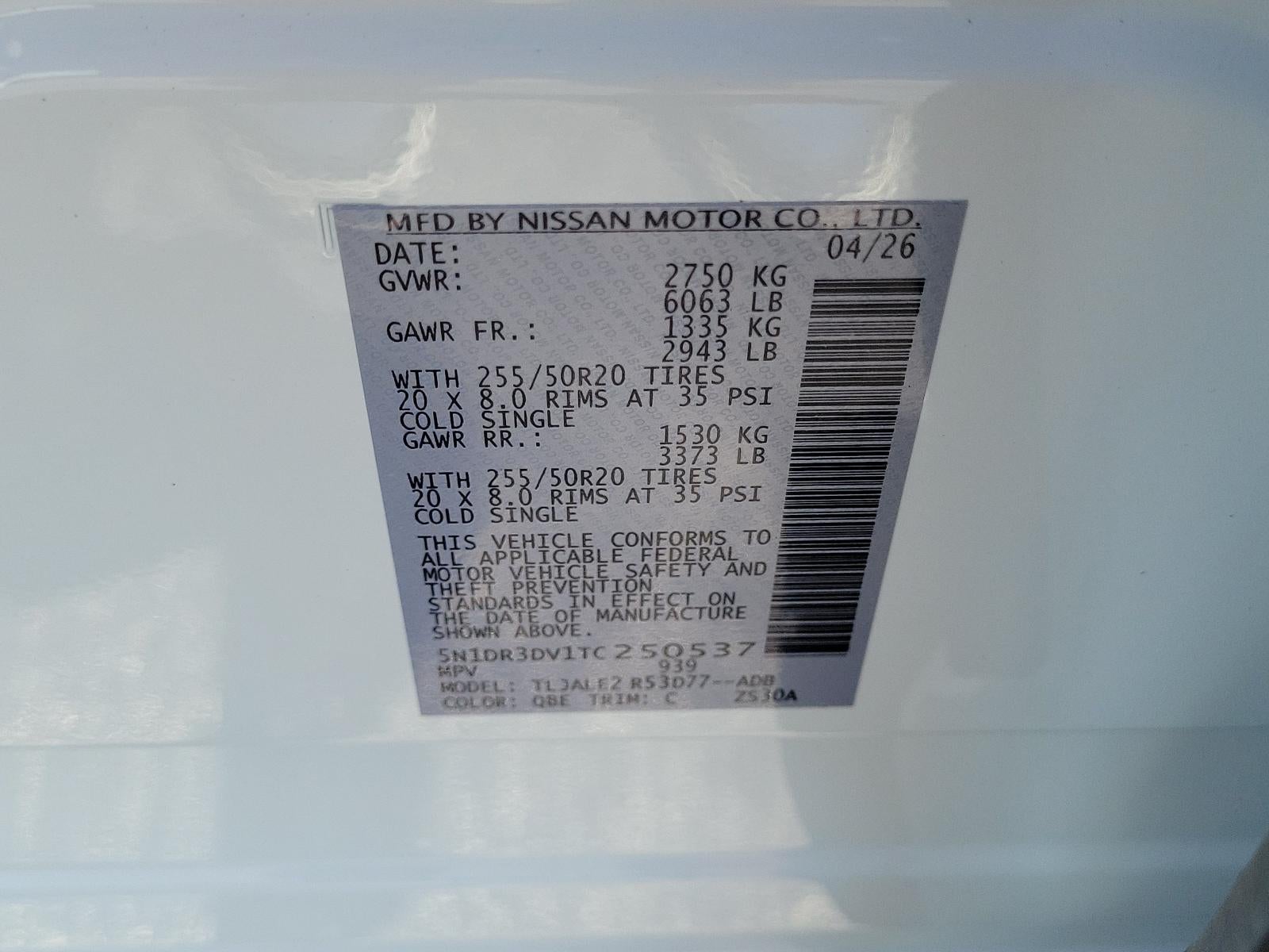 2026 Nissan Pathfinder Platinum 2WD