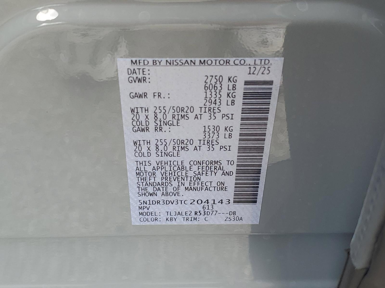 2026 Nissan Pathfinder Platinum 2WD