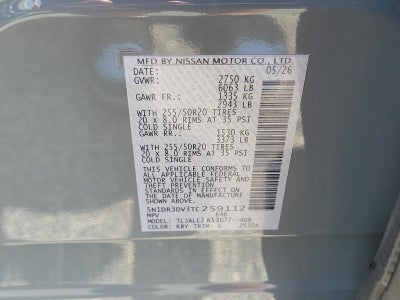 2026 Nissan Pathfinder Platinum 2WD