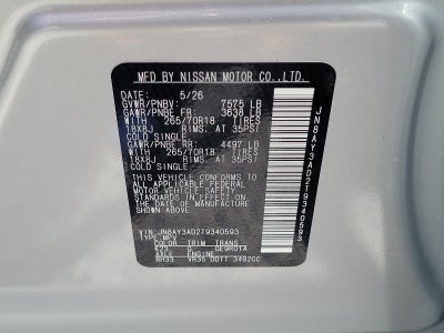 2026 Nissan Armada 4x2 SV
