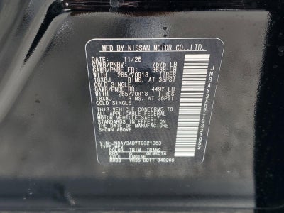 2026 Nissan Armada 4x2 SV