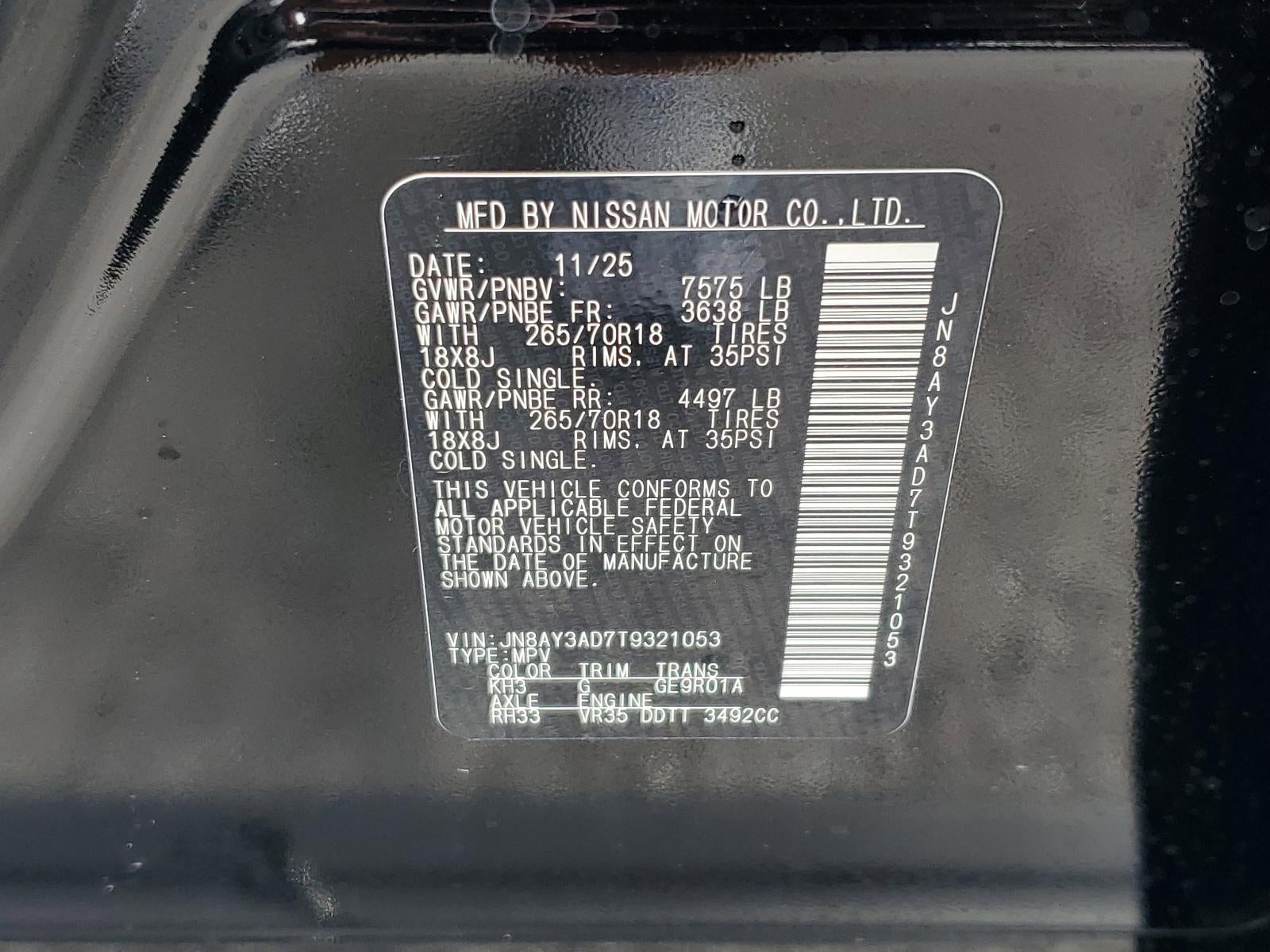 2026 Nissan Armada 4x2 SV