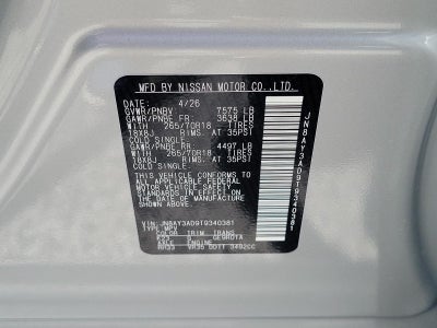2026 Nissan Armada 4x2 SV