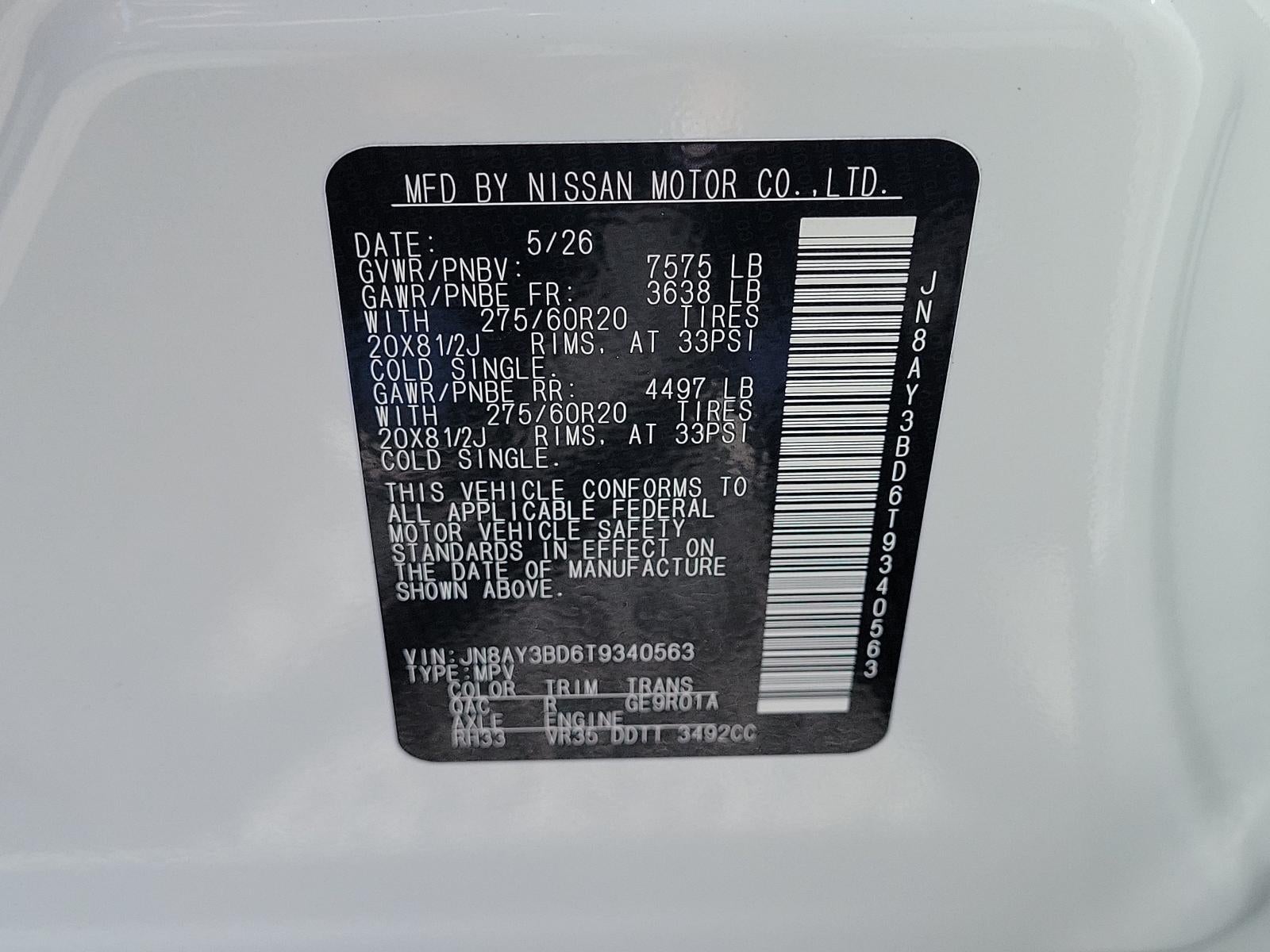 2026 Nissan Armada 4x2 SL