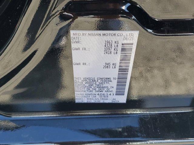 2025 Nissan Altima SV FWD