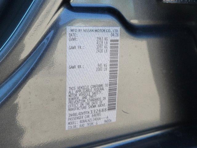 2026 Nissan Altima SV FWD