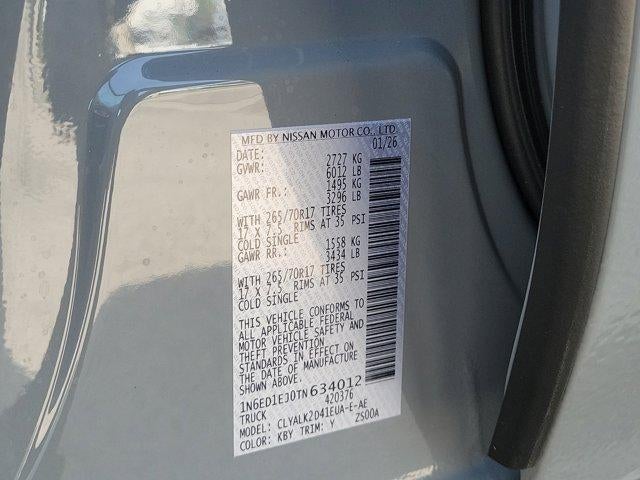 2026 Nissan Frontier Crew Cab 4x2 PRO-X