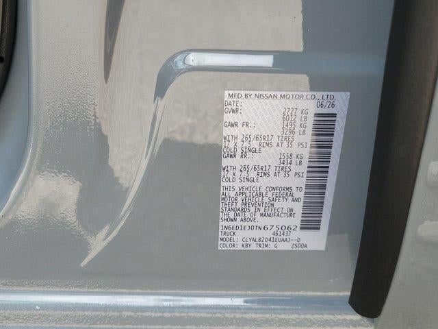 2026 Nissan Frontier Crew Cab 4x2 SV