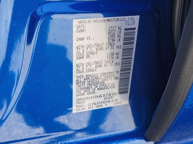 2026 Nissan Frontier Crew Cab 4x4 PRO-4X