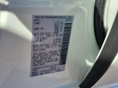 2026 Nissan Frontier Crew Cab 4x2 Long Bed SV