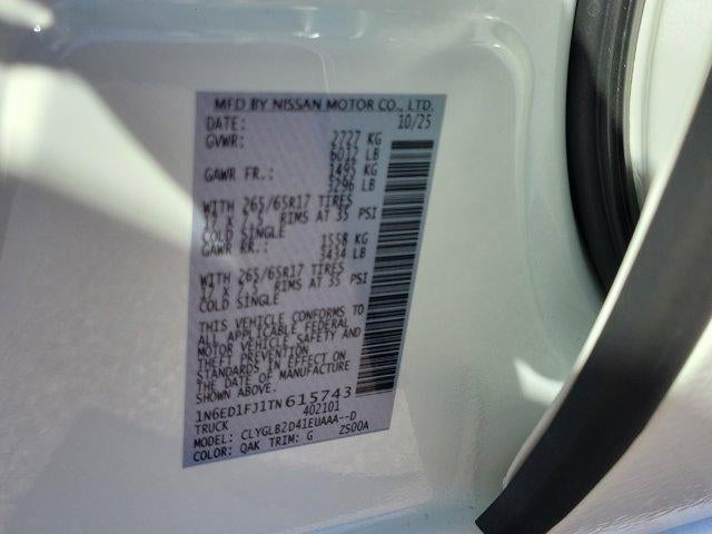 2026 Nissan Frontier Crew Cab 4x2 Long Bed SV