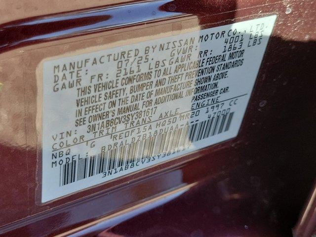 2025 Nissan Sentra SV CVT