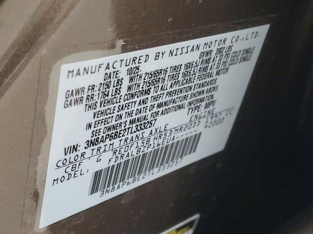 2026 Nissan Kicks S FWD