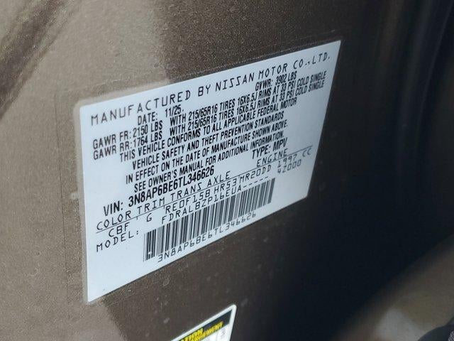 2026 Nissan Kicks S FWD