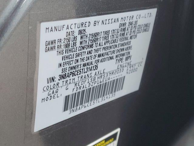 2026 Nissan Kicks SV FWD