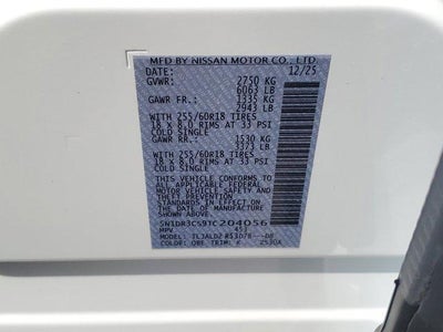 2026 Nissan Pathfinder SL 2WD