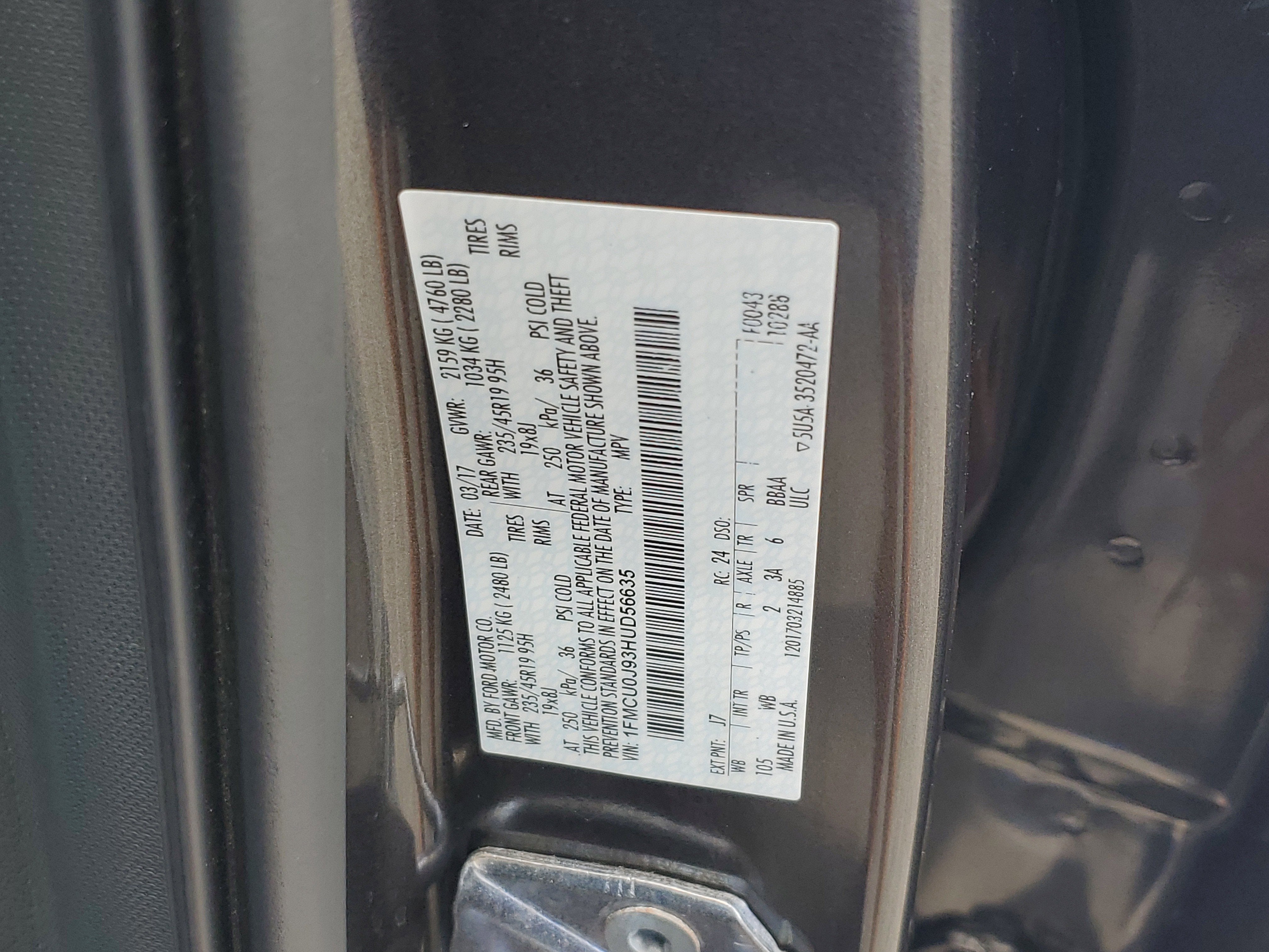 2017 Ford Escape Titanium