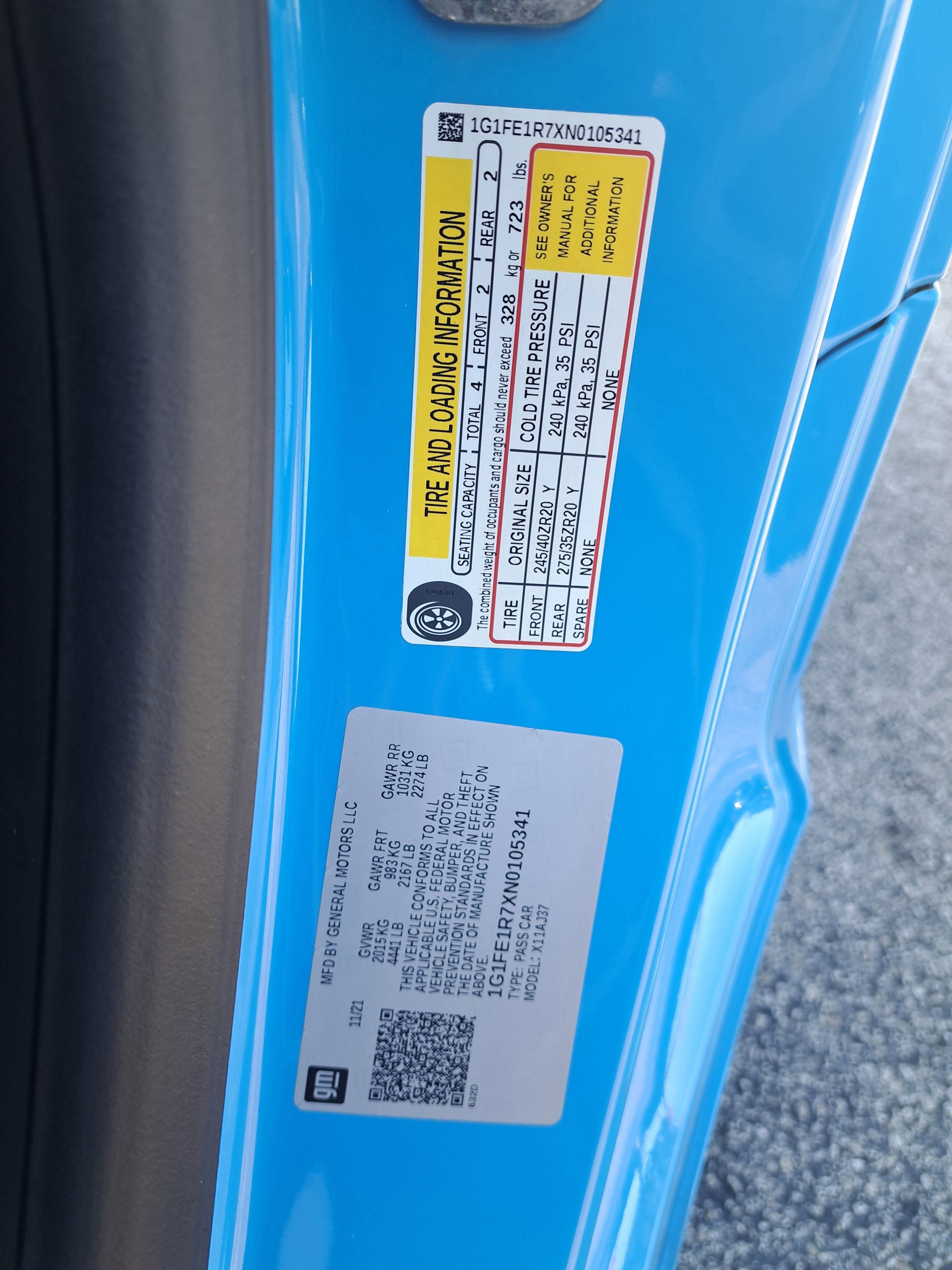 2022 Chevrolet Camaro 1SS