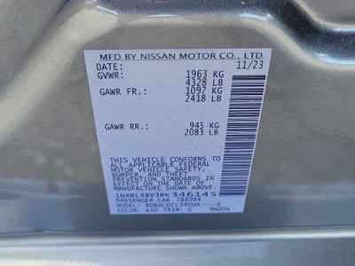 2024 Nissan Altima 2.5 S