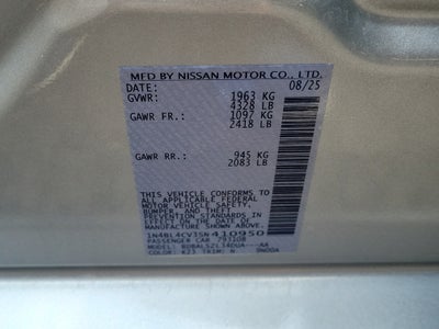2025 Nissan Altima SR