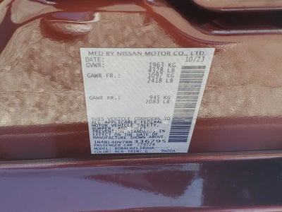 2024 Nissan Altima 2.5 SV