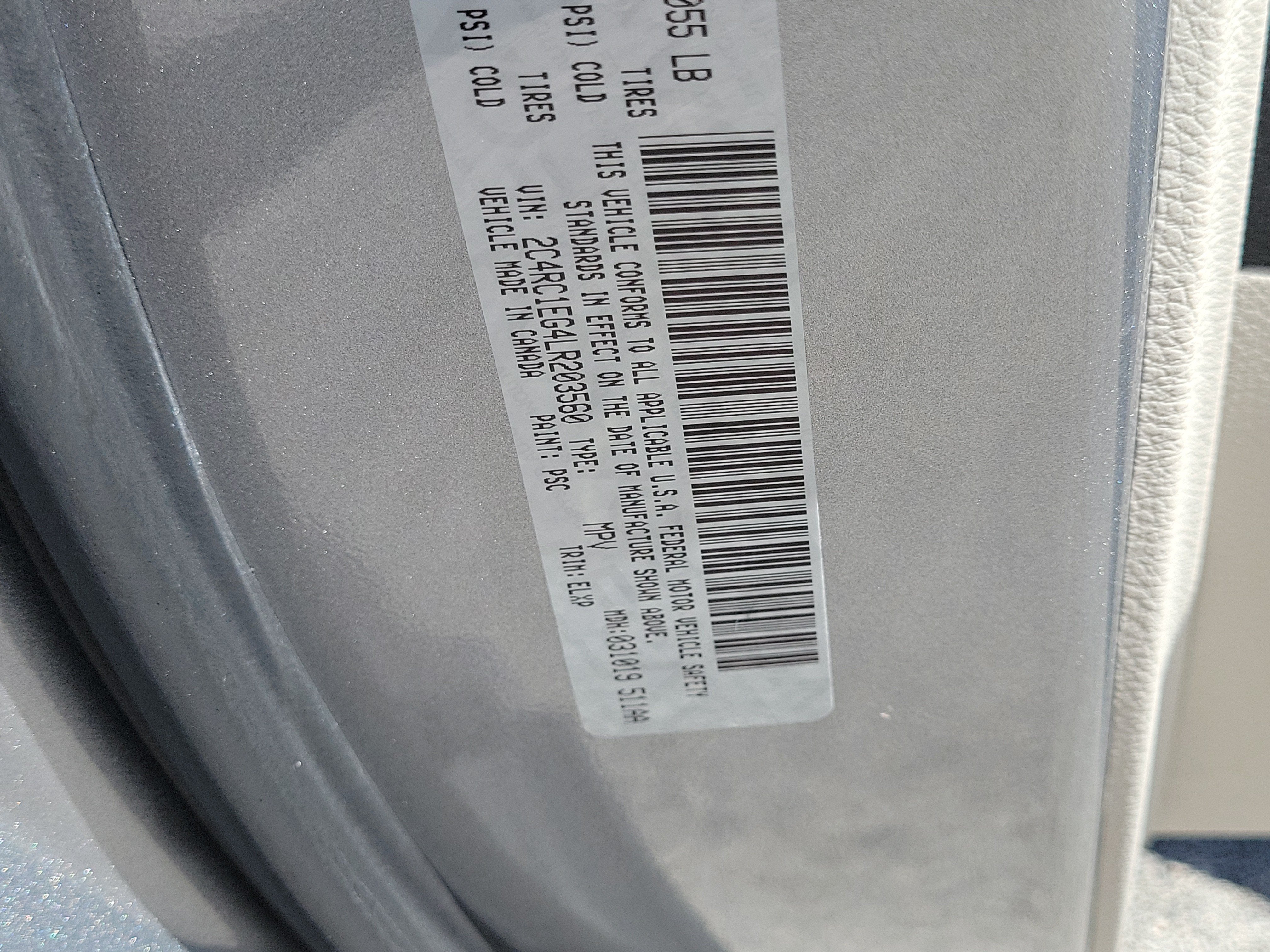 2020 Chrysler Pacifica Touring L Plus