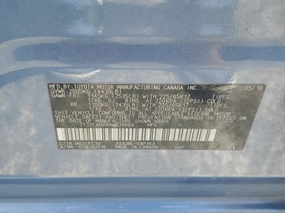 2010 Toyota RAV4 Base