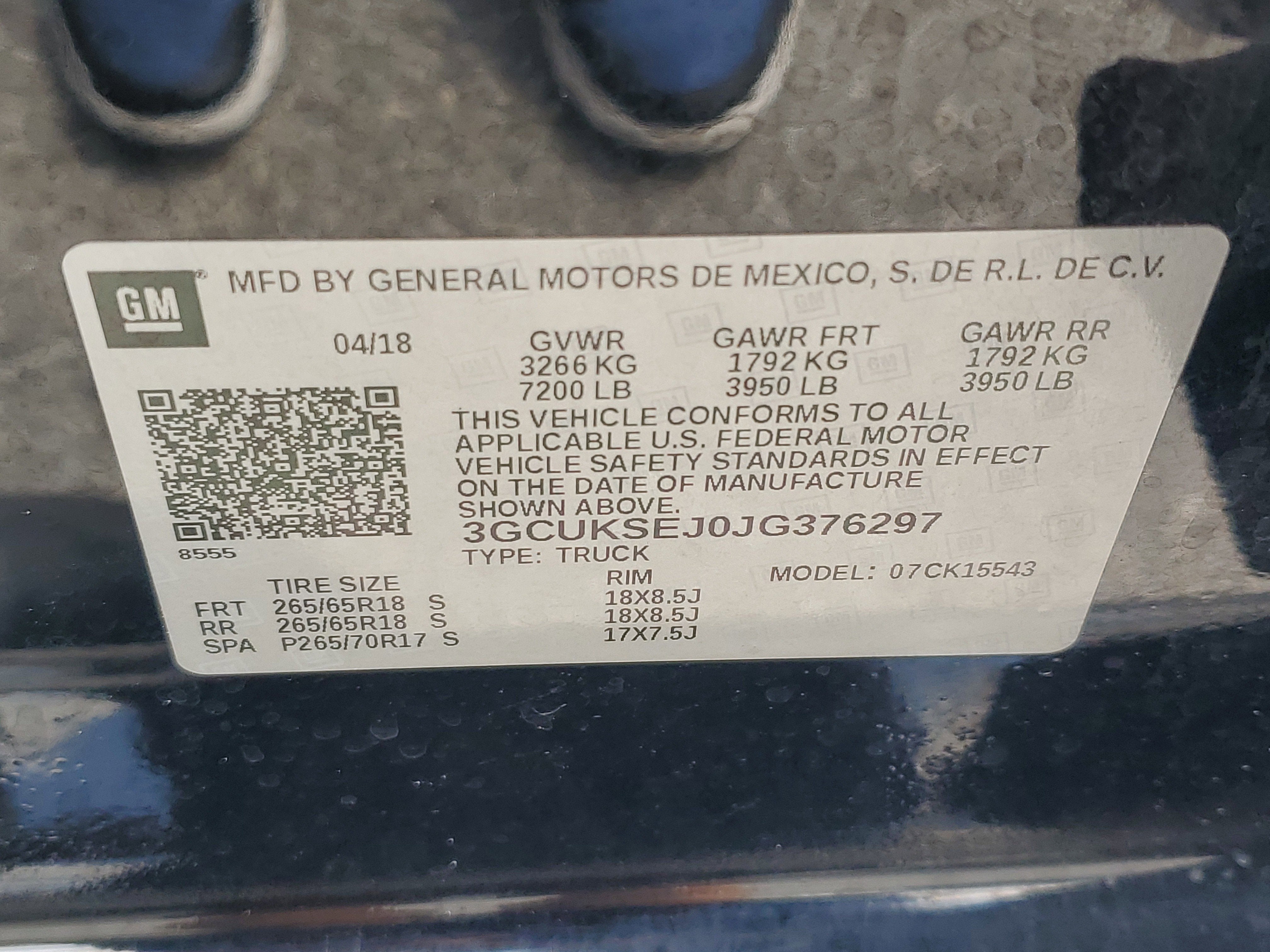 2018 Chevrolet Silverado 1500 LTZ