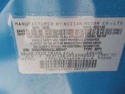 2025 Nissan Kicks SR