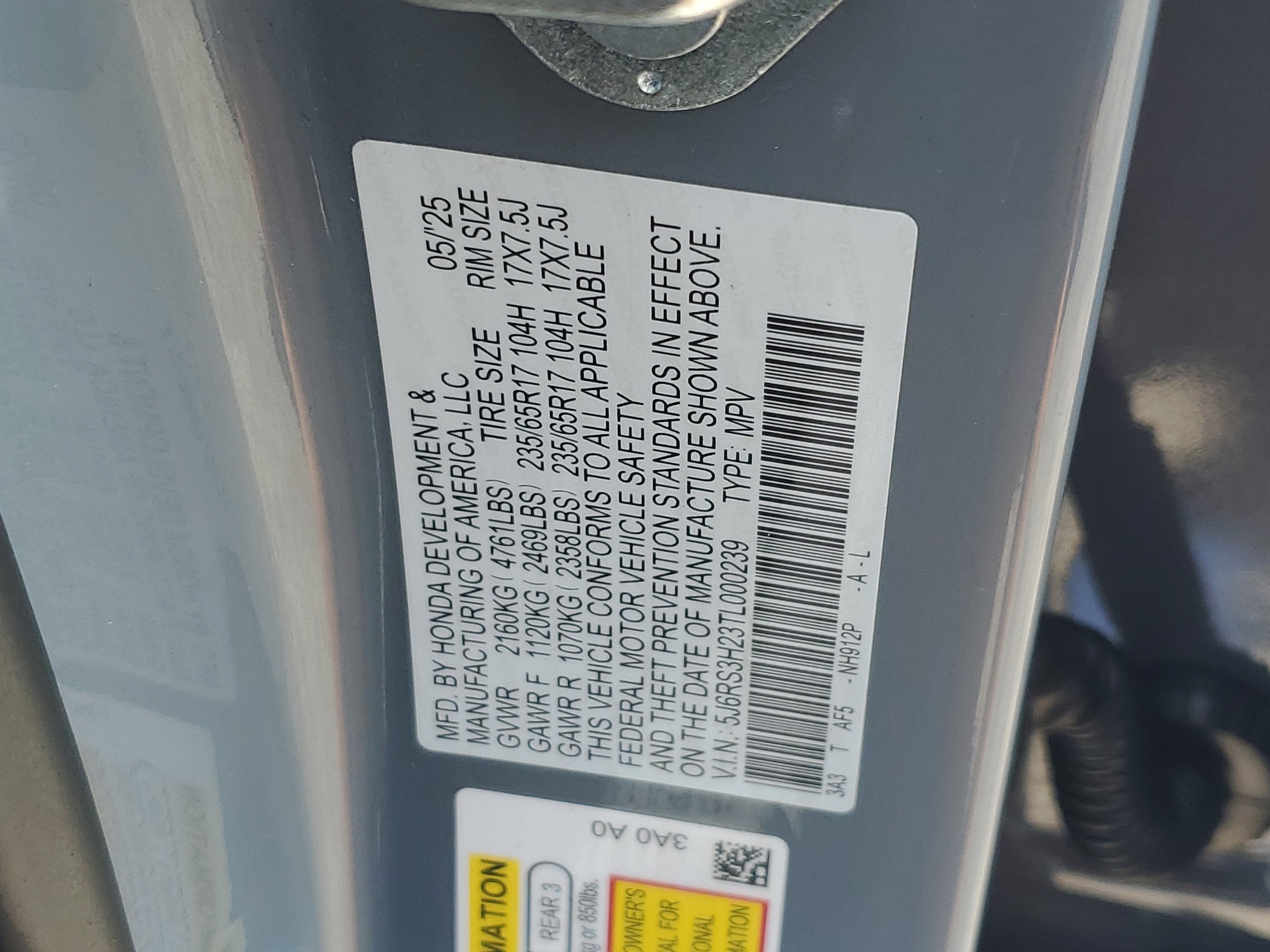 2026 Honda CR-V LX
