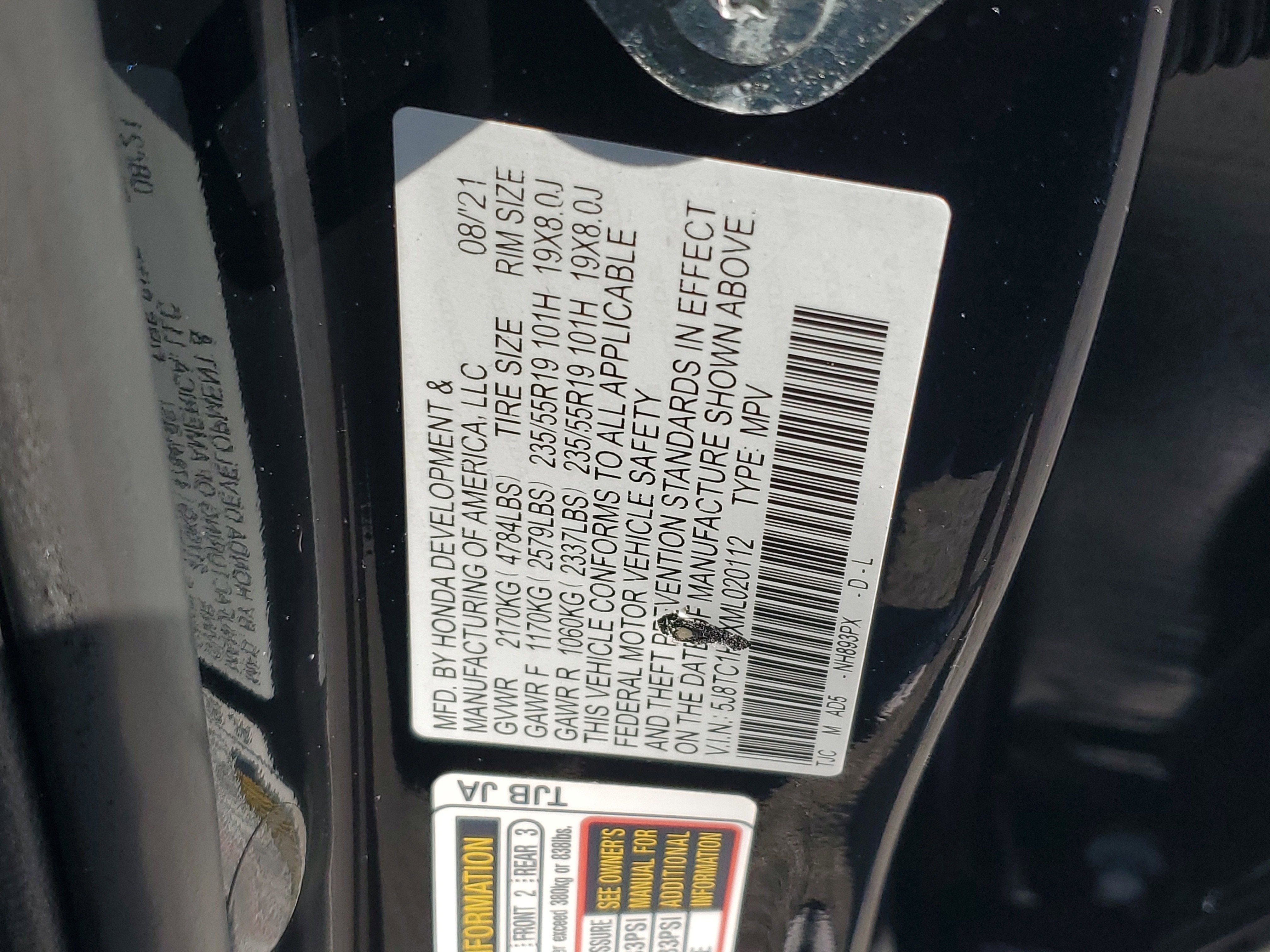 2021 Acura RDX with Technology Package