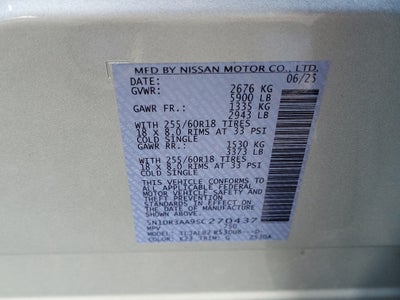 2025 Nissan Pathfinder S