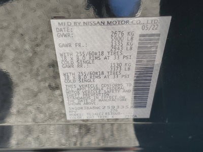 2022 Nissan Pathfinder SV